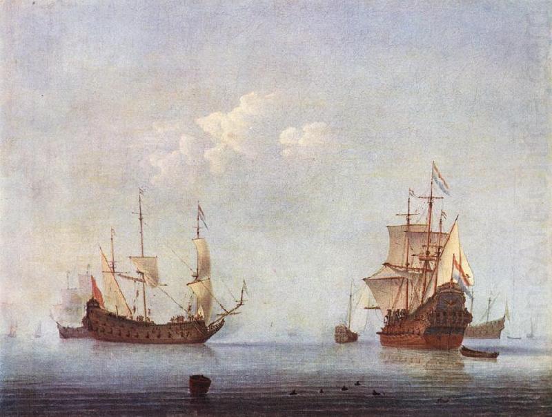 VELDE, Willem van de, the Younger Marine Landscape wer china oil painting image